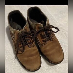 Ariat Women’s Brown Leather Utility Shoes Ankle Boots, Size 6.5, Lace Up